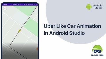 How to make Uber Like Car Animation in Android Studio | Game App Studio Tutorials | Android Studio
