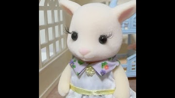 beautifying my sylvanian calico critters with eyelashes😍❤️#shorts #sylvanianfamilies#calicocritters