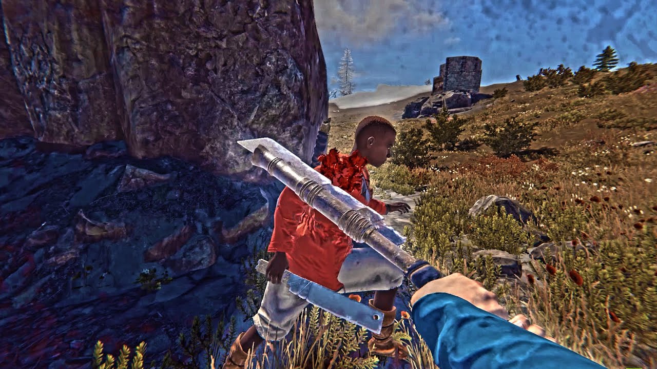 RUST Salvaged Cleaver is OP - YouTube