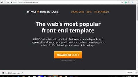 How to create HTML5 quickstart pack | HTML5 Boilerplate | Web Design Tutorial Bangla | PSD to HTML