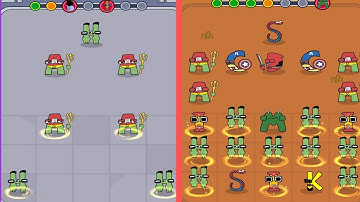 Max Level in Merge Alphabet Abc Letter Fusion Monster Game