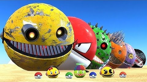 PACMANS VS ROBOT PACMANS CARTOON CAT VS SCARY PACMAN best collection X336734