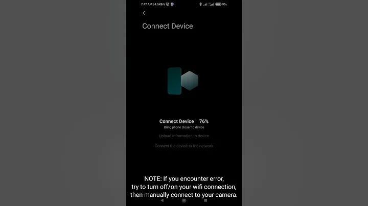 How to setup Mi Camera 2K Magnetic Mount (manual pairing) with Mi Home app