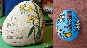 ROCK PAINTING for the First Time | Ideas and Tips, What I Learned