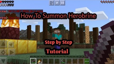 How To Summon Herobrine in Minecraft PE - Herobrine Experience Add-on (step by step tutorial)