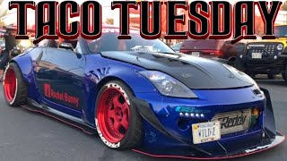 Rocket Bunny Nissan 350Z Pulls Up At Car Meet