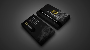 How to Create Your own Photography Business Card Design in Photoshop