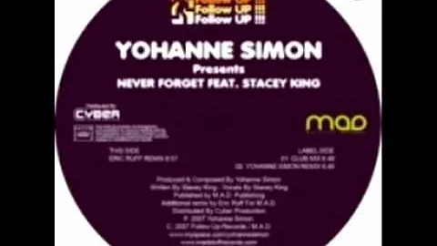 yohanne simon -- never forget feat. stacey king