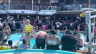 Carnival Jubilee Sailaway party    #carnivalcruise  #carnival