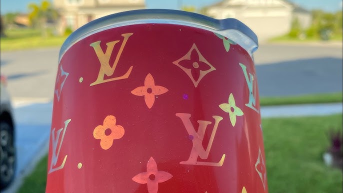 glitter lv cup