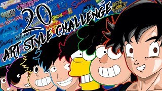20 STYLES CHALLENGE! - BenkyArt