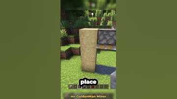 How to make garage doors in MINECRAFT?  #minecraft  #minecrafttutorial