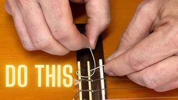 How To Replace a Nylon String Featuring D