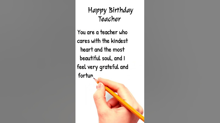 Heart Touching Birthday Wishes For Teacher #shorts #happybirthday