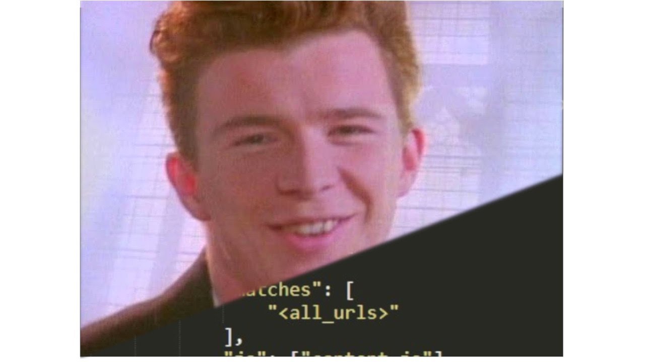 Rickroll Extension