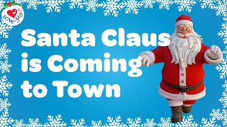 Santa Claus Is Coming To Town Christmas Karaoke Song 🎅 Christmas Love To Sing