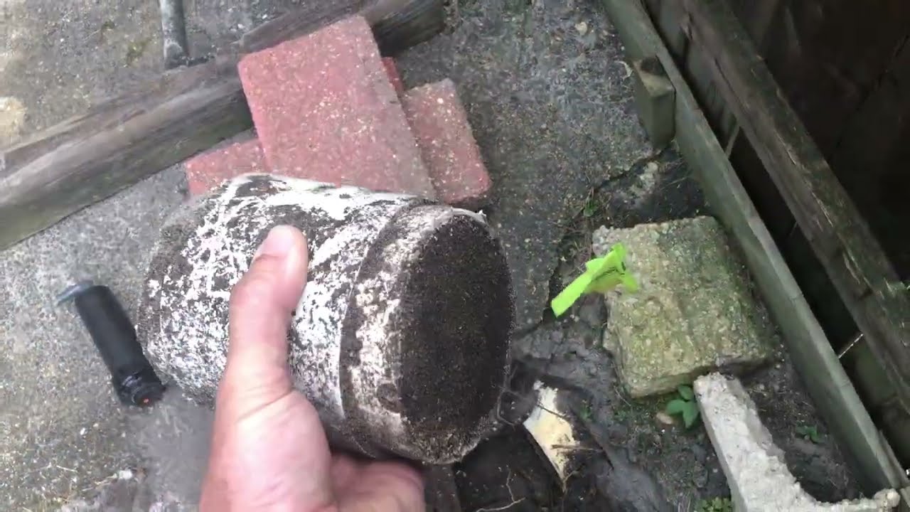 DIY Yard Drainage-This Is What Happens When You Don’t Have Clean Outs