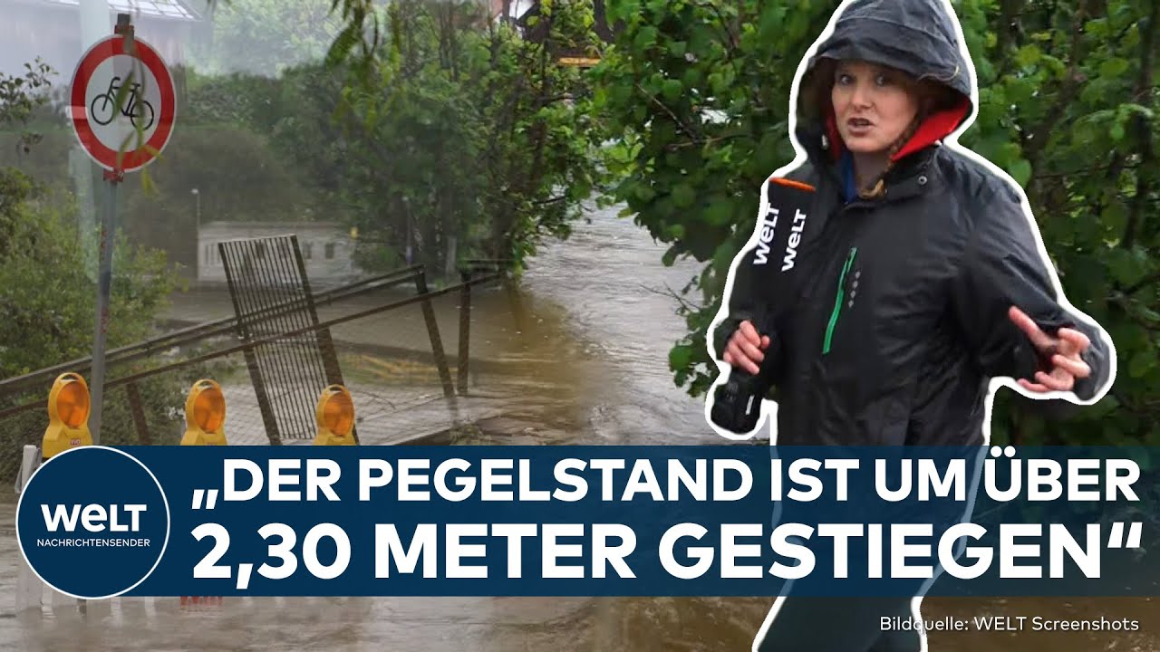 Hochwasser in Süddeutschland - Lage teils dramatisch