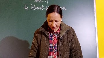 Class 4 Computer Chapter 5 -  The Internet - Web Browser - Part 2