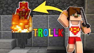 MİNECRAFT EFSANE ATEŞ TROLLÜ ! (KİMSE GÖRMÜYOR)