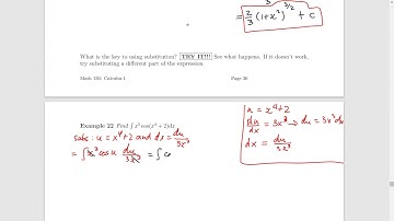 5.5: The Substitution Rule