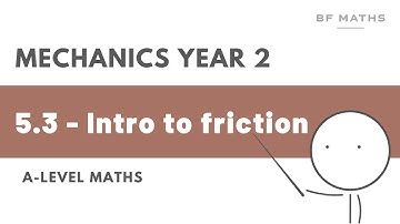 A-Level Maths | Mechanics Year 2 | 5.3 - Friction Walkthrough | Edexcel