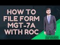 FORM MGT-7 ANNUAL RETURN | ROC ANNUAL FILING COMPLIANCE | HOW TO FILE MGT-7