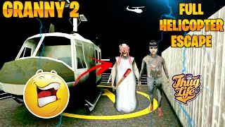 GRANNY 2 || HELICOPTER ESCAPE || FULL GAMEPLAY || MALAYALAM || CRAZY GAMING