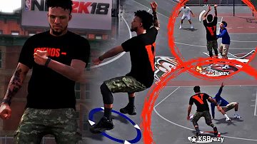 NBA 2K18 MyPARK - BROKE HIS ANKLES 3 TIMES! SOOO MANY GREENS!! DISRESPECTFUL GAME WINNER!