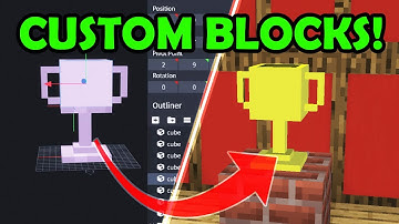 CUSTOM 4D and ANIMATED BLOCKS in Minecraft PE! Tutorial