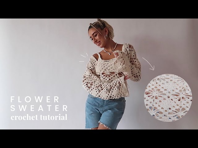 Mock Neck Flower Sweater – ASTR The Label