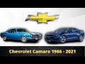 Chevrolet camaro evolution 1966  2021  chevrolet camaro then and now