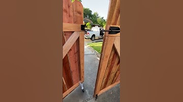 Double Swing Wooden Gate