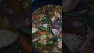 သီးစုံပဲအချဉ်ဟင်း(mixed vegetables and beans soup) #foodwithheart #sourbeansoup#