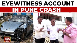 Pune Teen's Porsche Was Overspeeding, Victim Flung 15 Foot In Air: Eyewitness | Pune News