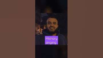 Thumbnail of Mishary Rashid al Afasy singing a Nasheed/Enjoys in Rome