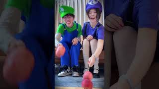 Turns out Mario's apple is fake#shorts #funny #Mario