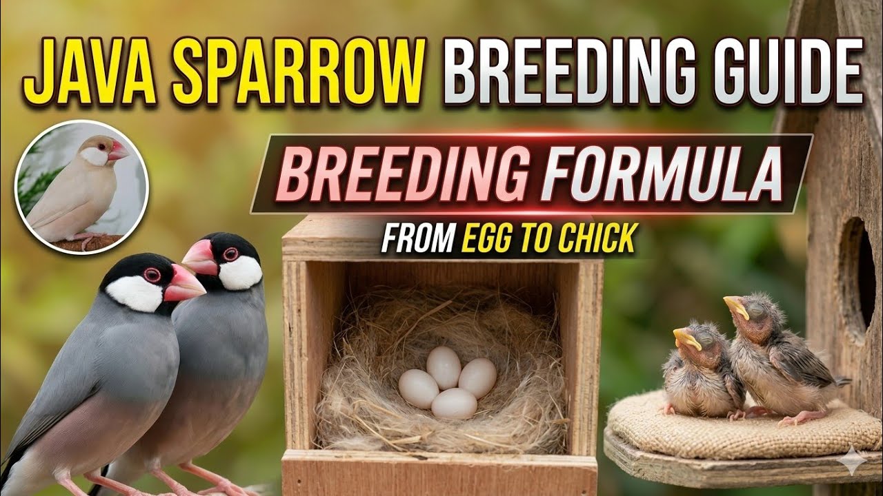 Java Sparrow Breeding Formula / Best Breeding Formula for Java Birds ...