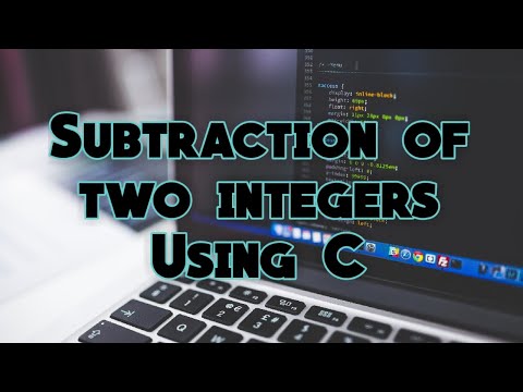 Program No. 2 || Subtraction of two integers using C language ||  100+ Programs Using C