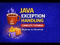 Java Exception Handling Session 4 – Exception Classification & Hierarchy in Java