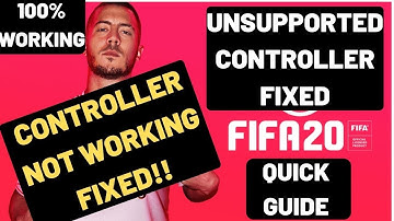 FIFA 20 Controller FIX |Controller Not Working FIXED | Unsupported Controller | 100% Working