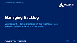 Full Managing Backlog | Maintenance Planning & Scheduling | Arrelic Guide