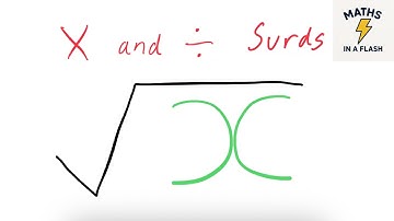 How to Multiply and Divide surds - GCSE Maths (9-1) Quick Revision
