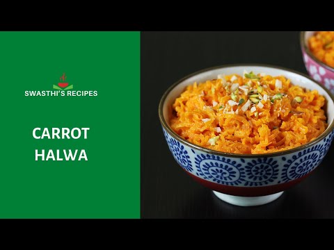 Carrot Halwa Recipe | Gajar ka Halwa - Swasthi's Recipes