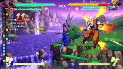DBFZ Beerus 6M combo with Adult Gohan Assist
