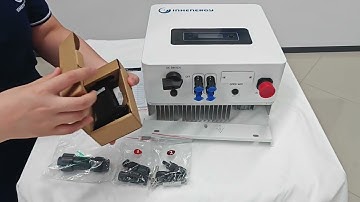 Single Phase On grid Solar Inverter Unboxing - SI-6K-SL - INHENERGY