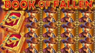 x?.??? win / Book of Fallen big wins &amp; free spins compilation! #2