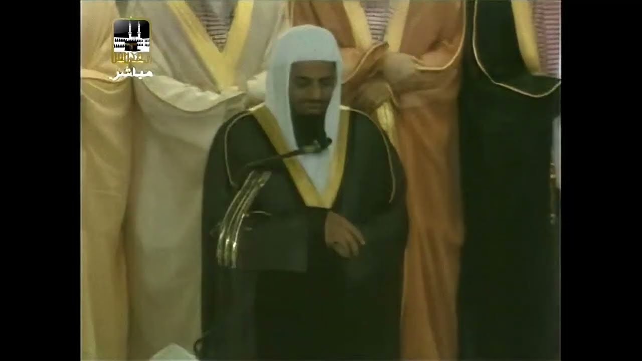 بالحدر السريع يبهر السامعين بأداء متقن يقشعر له الأبدان من جزء الأحقاف في ليله من الليالي المميزة