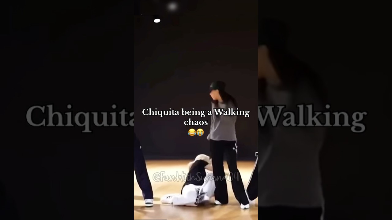 Chiquita being me 😭 a walking chaos! 