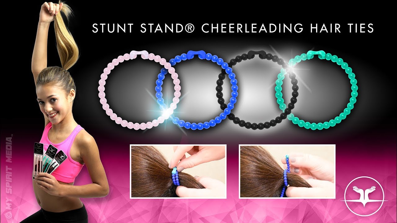 Cheer Hair Tie - How To Use Video | No Ripping, Pulling, or any Damage To Your Hair